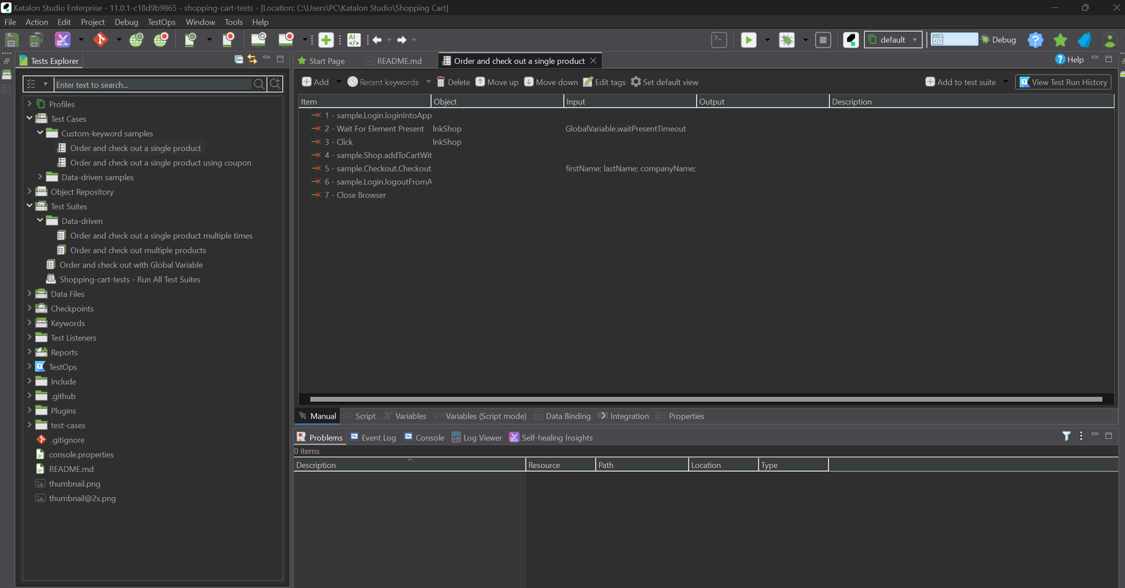 TextKatalon test automation features 2026
