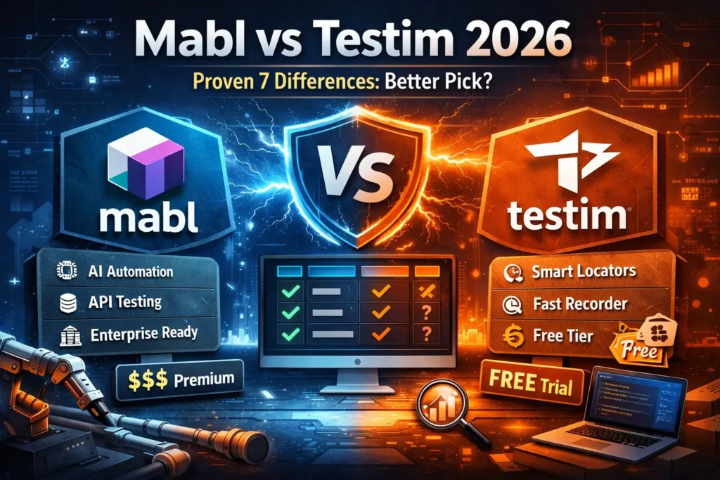 Mabl vs Testim comparison for QA engineers and SDETs 2026